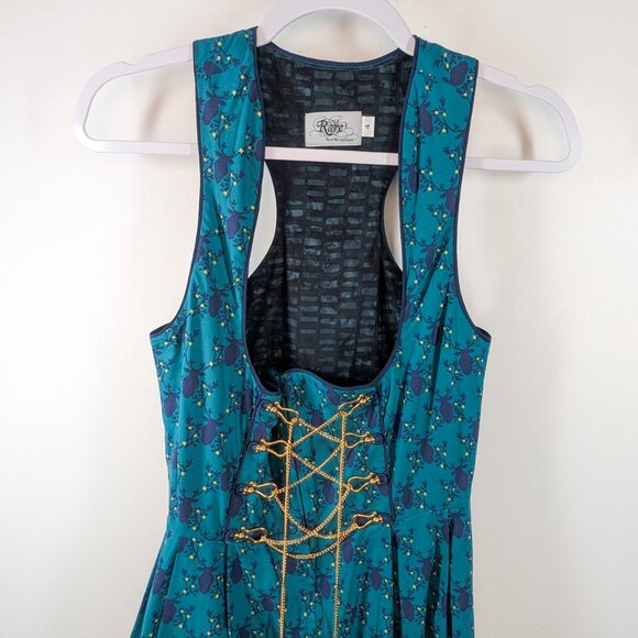 Rare Dirndl by Erika Neumayer Size 4 Stag Aelin Throne of Glass German Designer - Picture 4 of 8